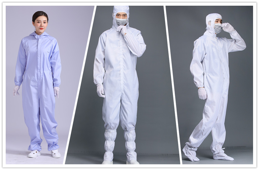 防靜電連體潔凈服，防靜電服，潔凈服
