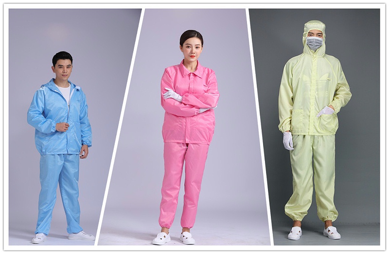 防靜電分體服，防靜電連帽分體服男女