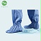 潔凈內服 藍色滌棉分體服帶鞋套